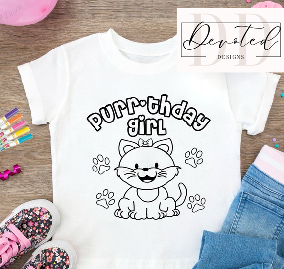 K0321 Purr-thday Girl