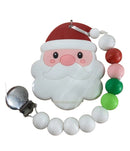 Lila & Jack Silicone Pacifier Clip & Santa Teether-1