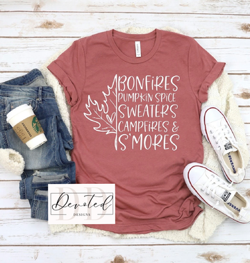 #0000 Bonfires Pumpkin Spice Sweaters Campfires & S’mores
