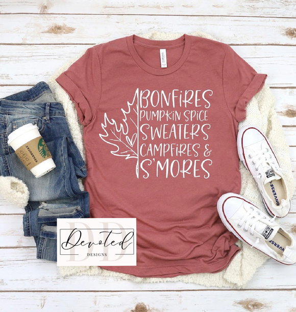 #0000 Bonfires Pumpkin Spice Sweaters Campfires & S’mores