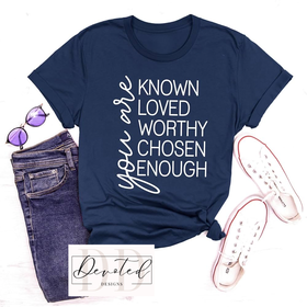#000 You Are: Known Loved Worthy Chosen Enough
