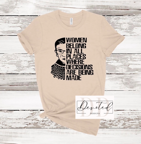 #000 Women Belong In All Places Where Decisions Are Being Made