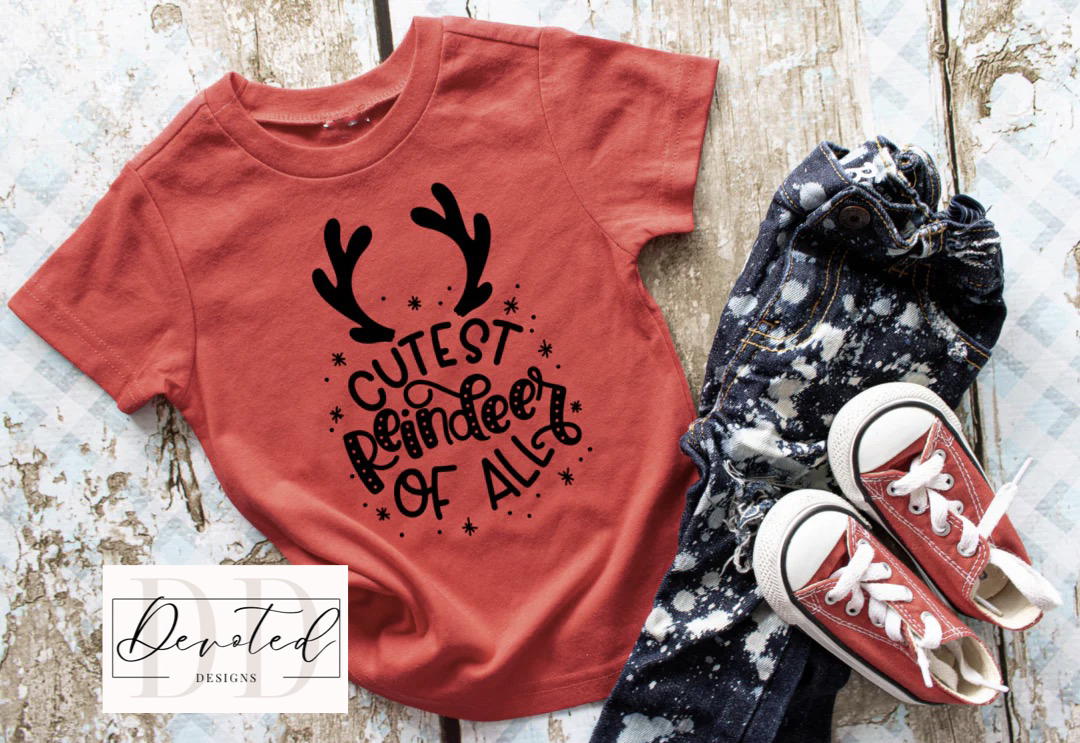 K0022 Cutest Reindeer Of All