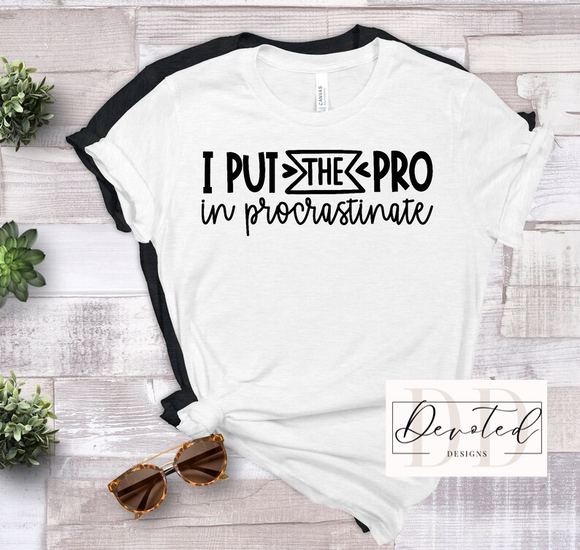 #0625 I Put The Pro In Procrastinate