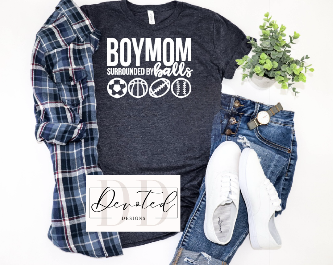 #00 Boy Mom Surrounded By Balls