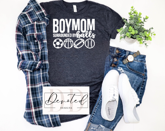 #00 Boy Mom Surrounded By Balls