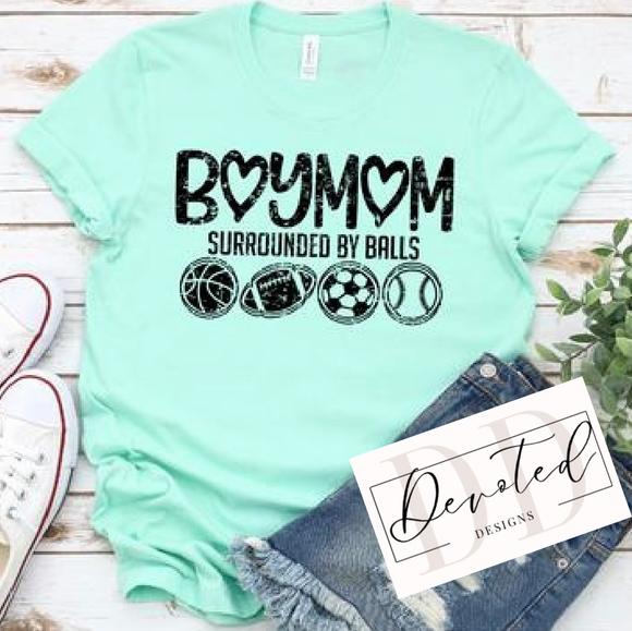 #00 Boy Mom Surrounded By Balls