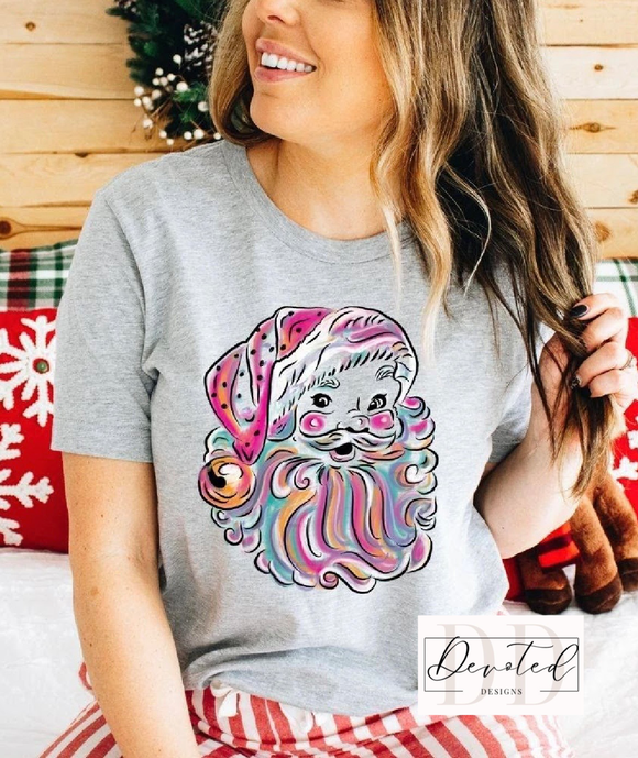 #0602 Watercolor Santa