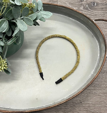 Buy gold Colored Stone Headband