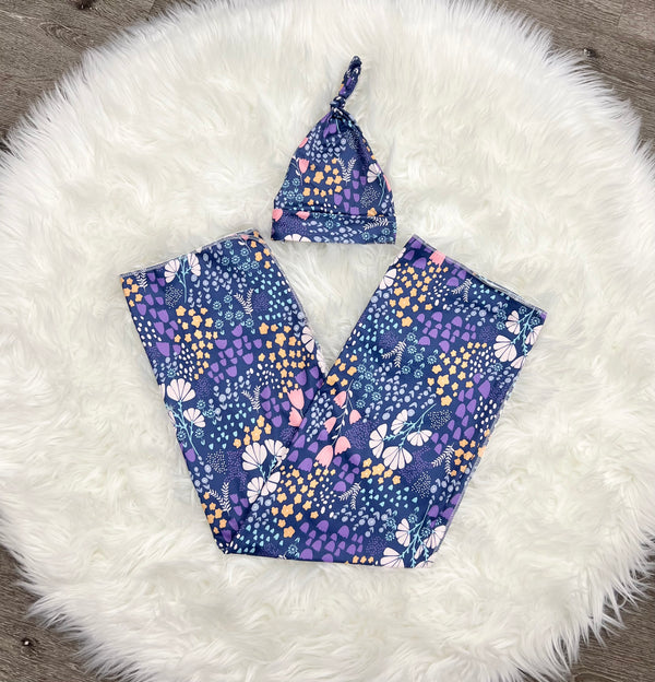 Floral Swaddle Set