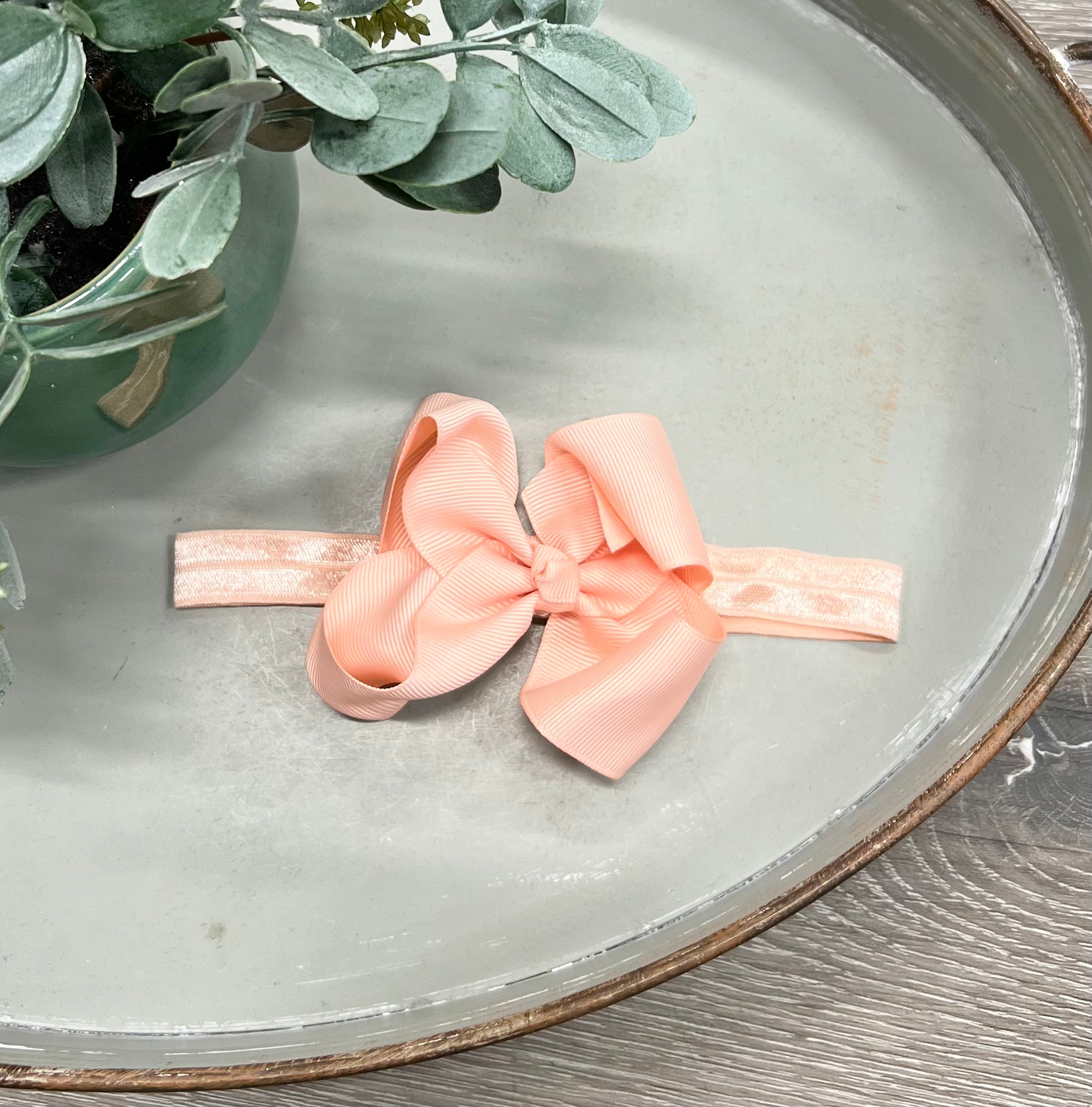 Buy lt-salmon 4.5&quot; Bow Headband