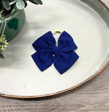 Buy navy Textured Headband (Skinny Band)