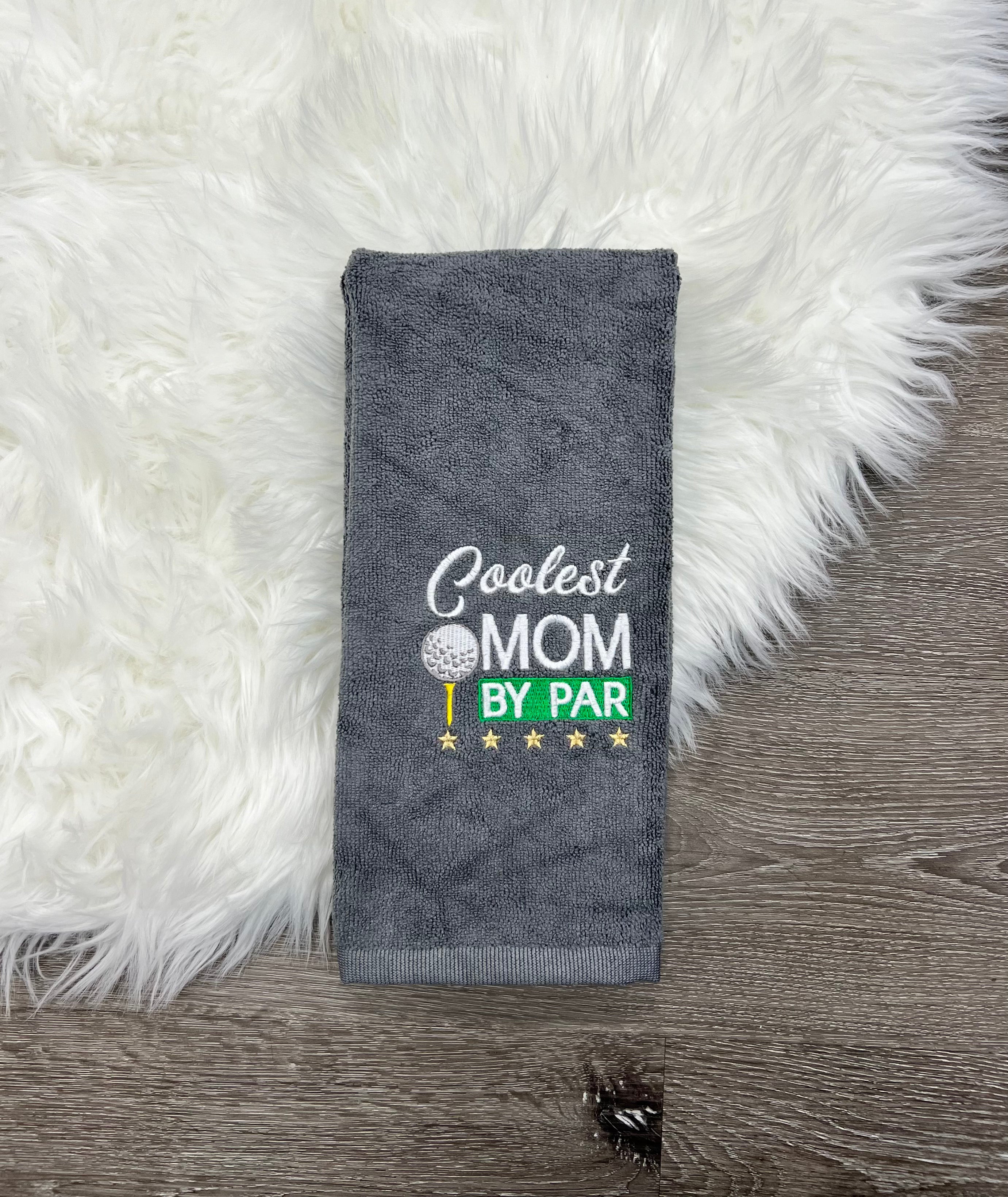 Buy charcoal Coolest By Par Golf Towel