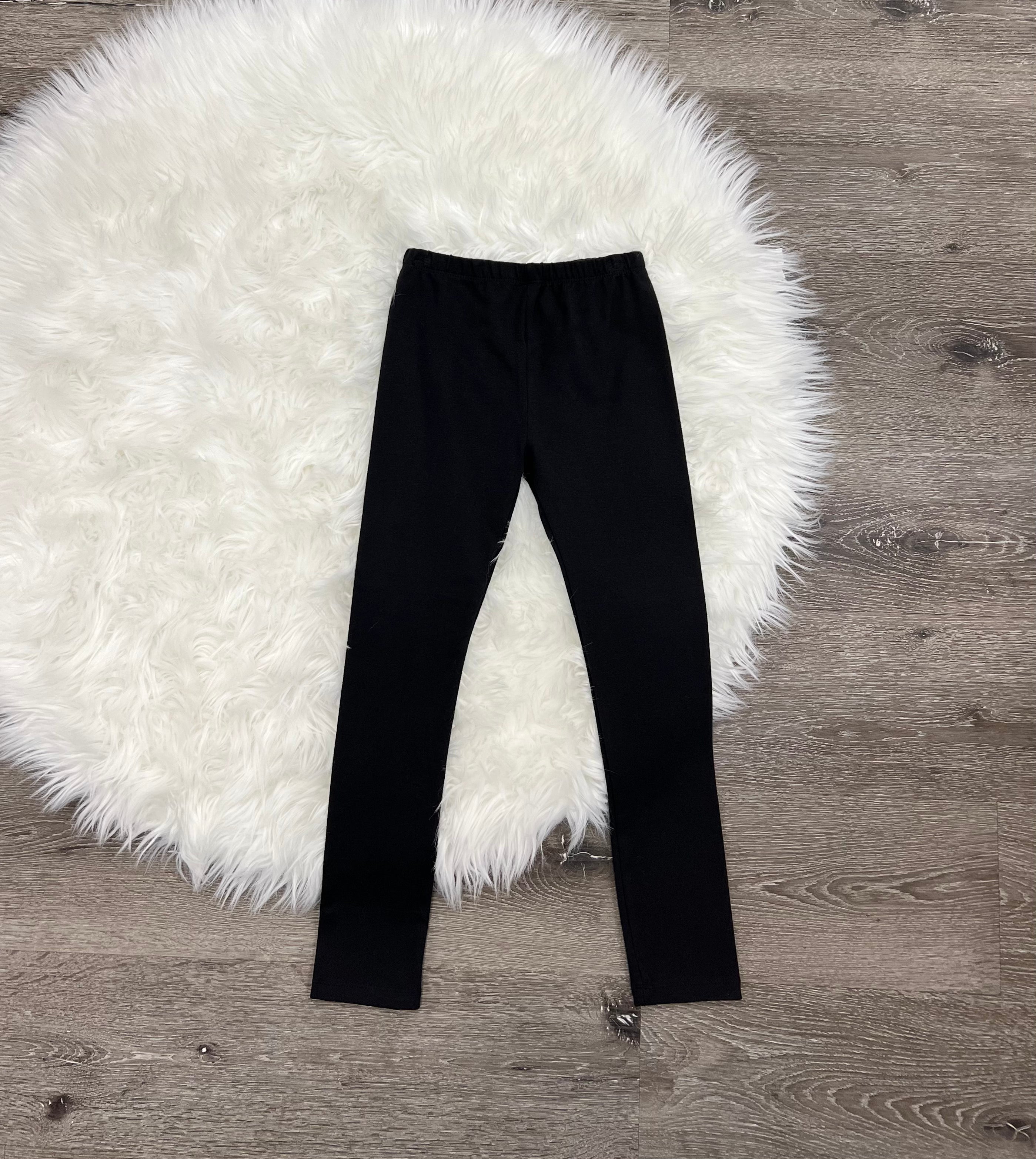 Black Cotton Leggings