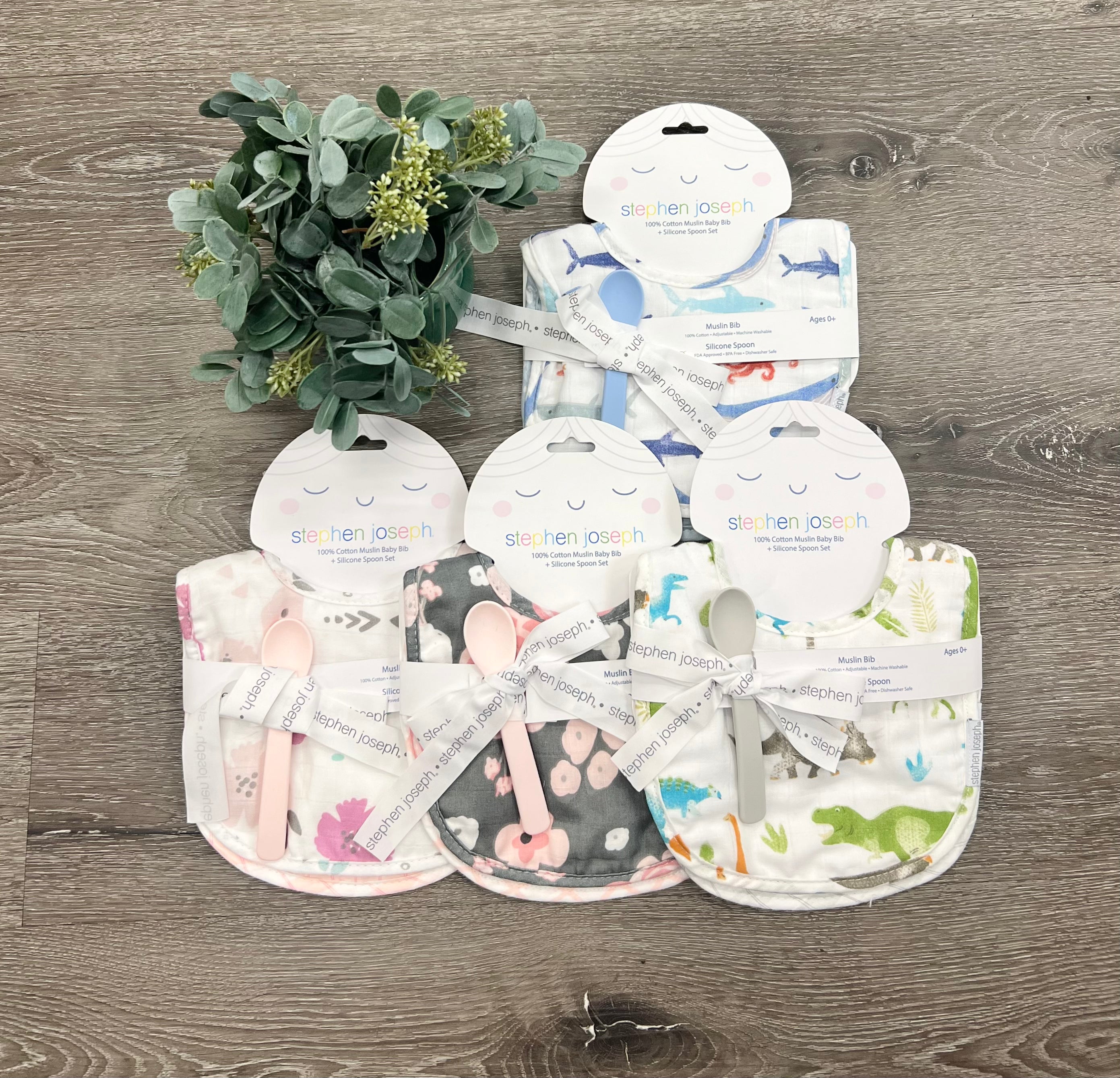 Muslin Bib Set
