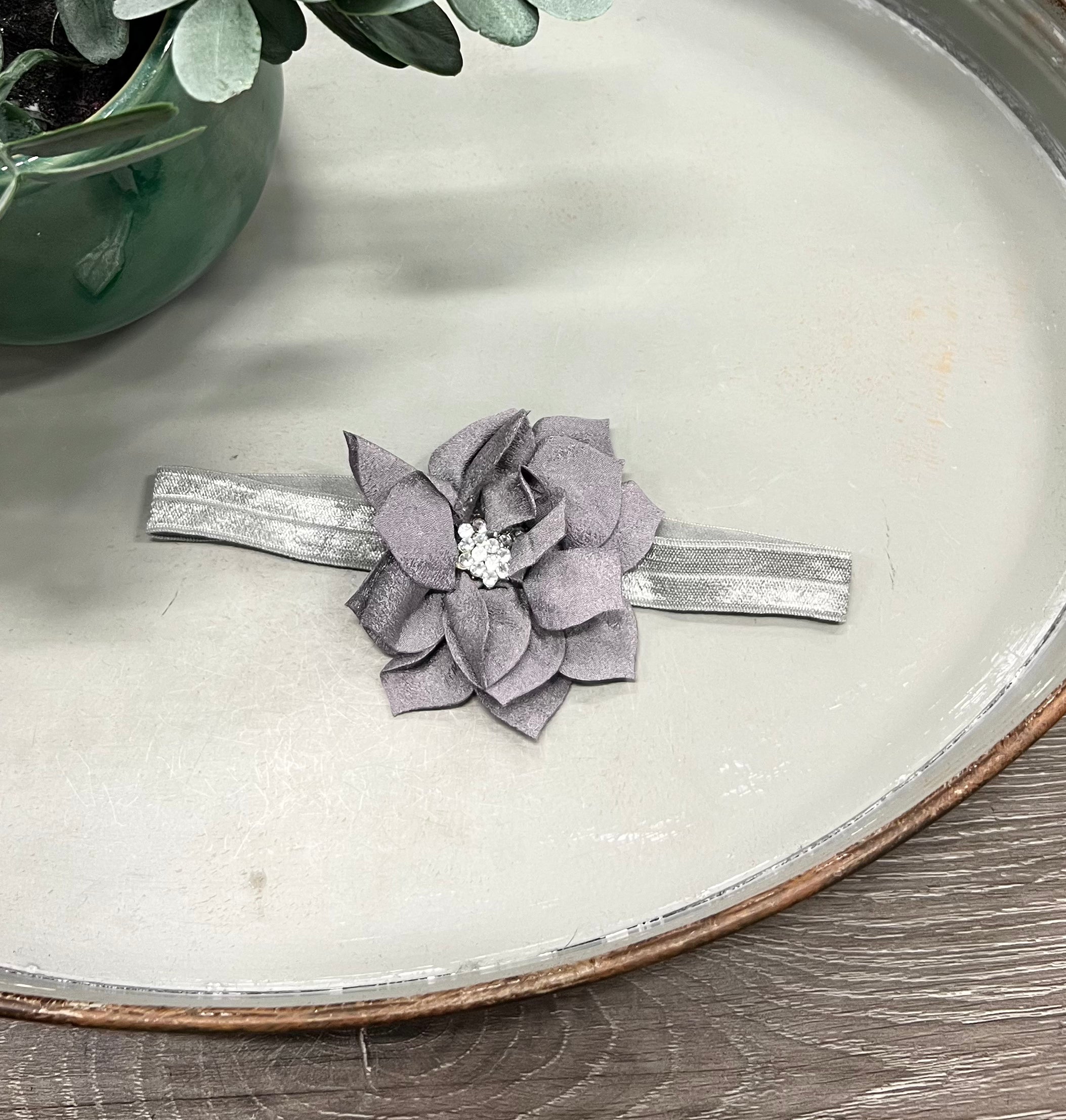 Buy grey Sunflower Headband