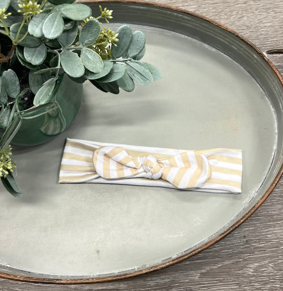 Khaki Stripes Headband