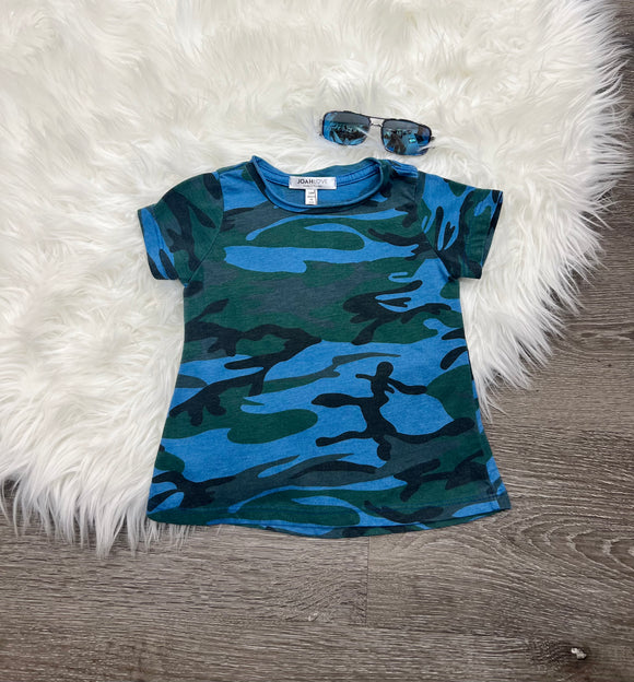 Joah Love Navy Camo Tee