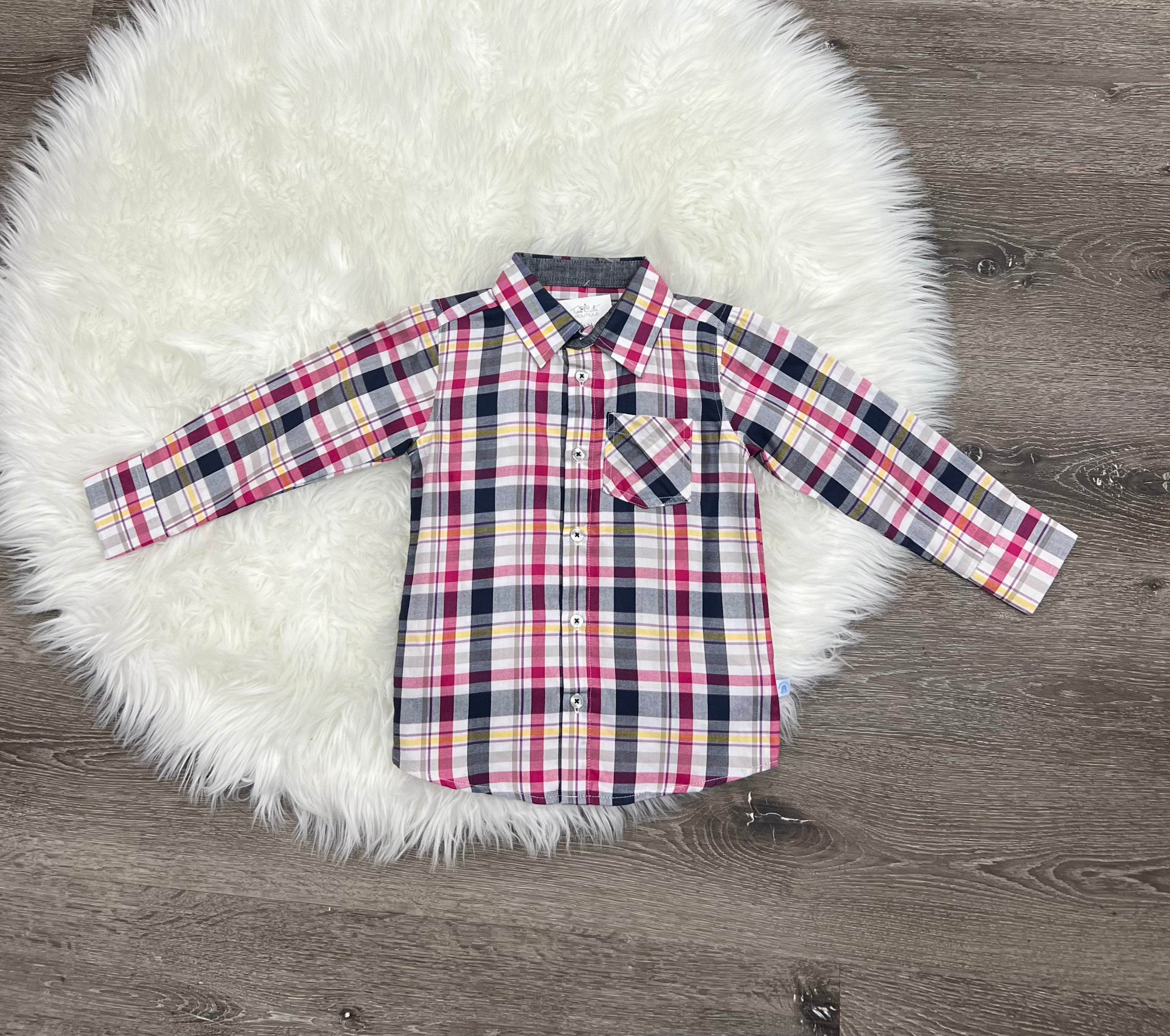 Taylor Plaid Button Down