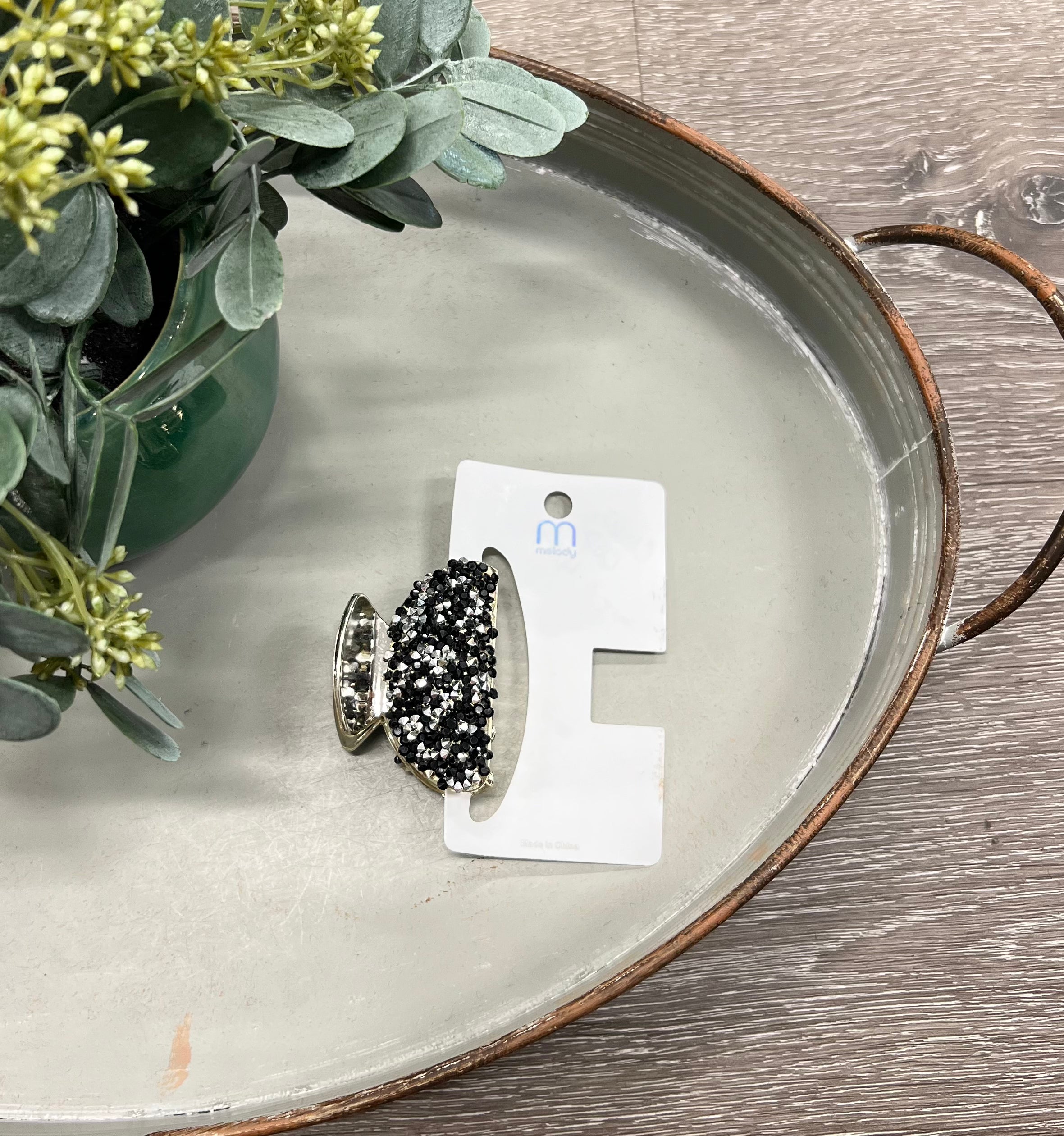 Beaded Claw Clip