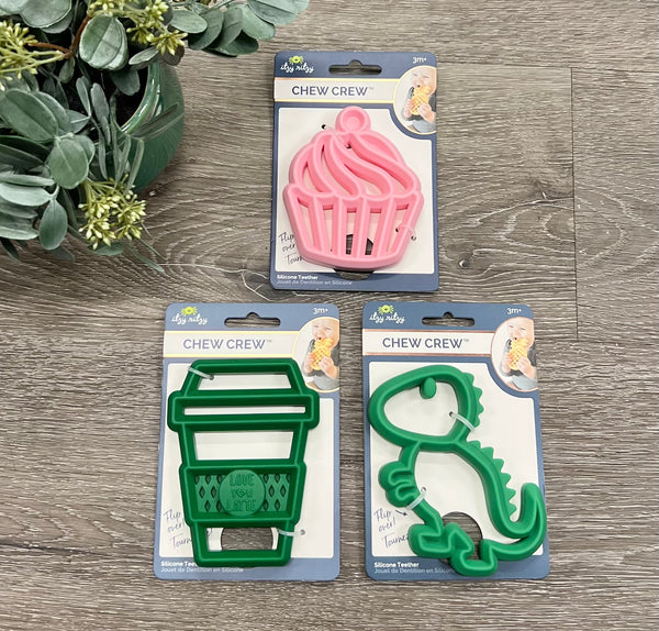 Chew Crew Silicone Baby Teether
