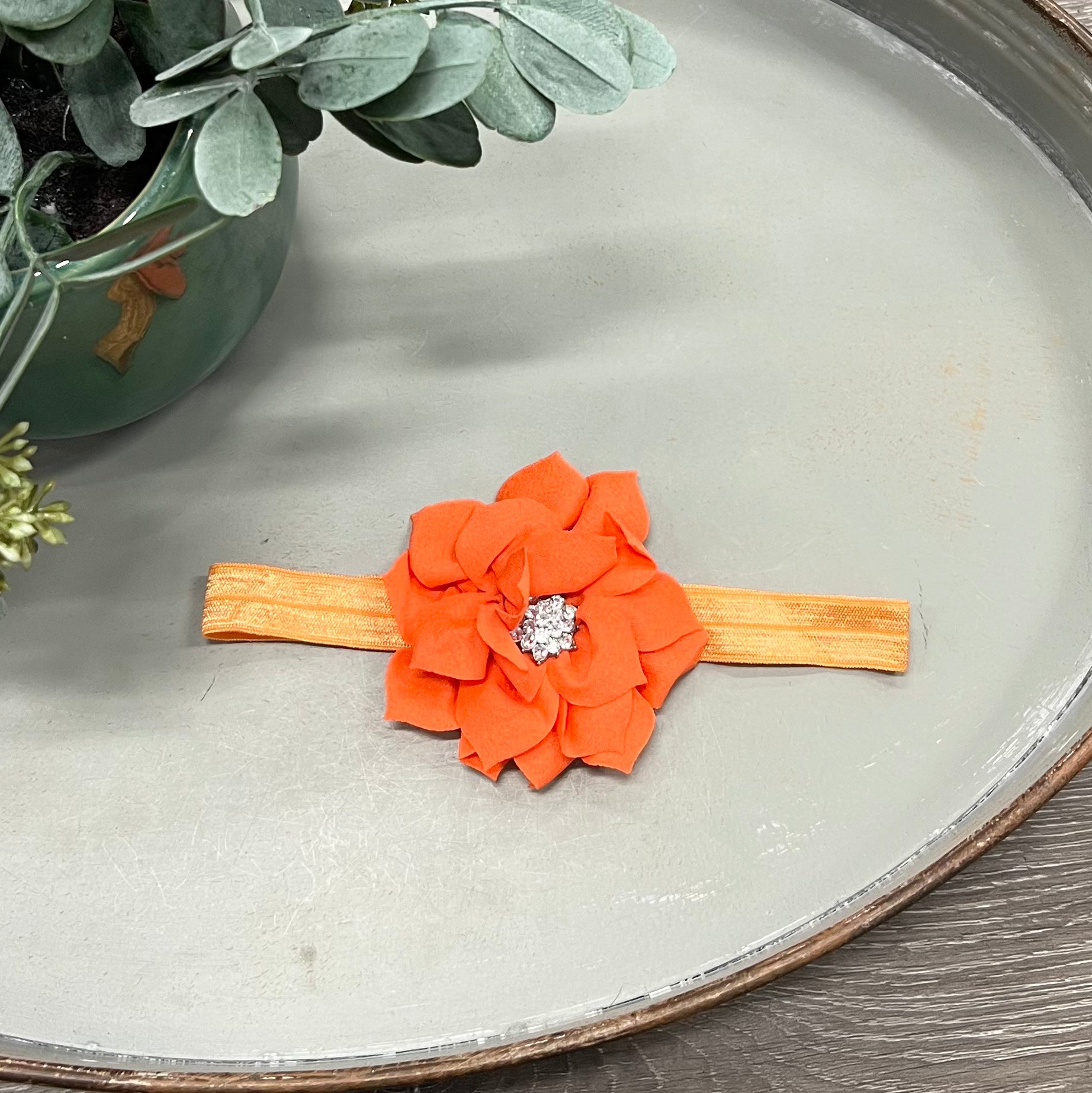 Buy orange Sunflower Headband