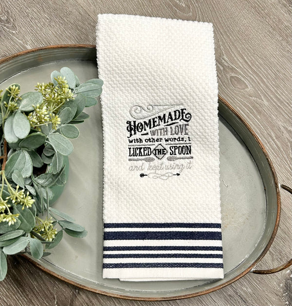 Embroidered Kitchen Towel