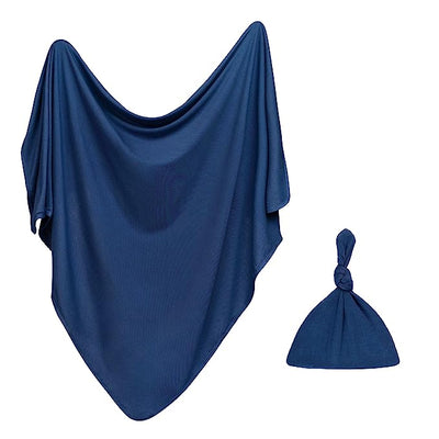 Navy Swaddle Set