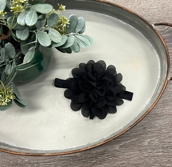 Thin Banded Bloom Headband