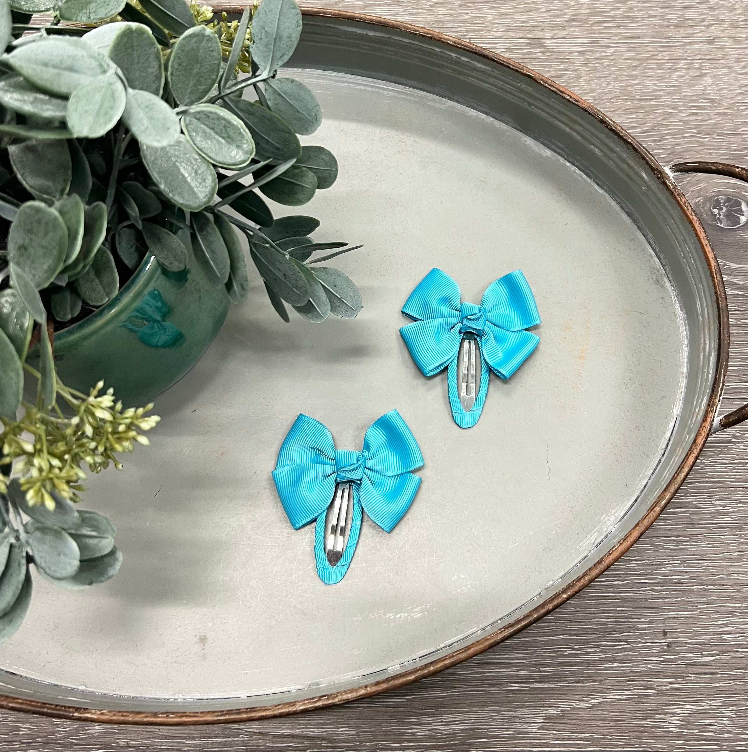 Buy ocean-blue Ribbon Wrapped Clippies