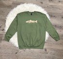 Embroidered Fish Crew Neck-1