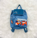 Firetruck Quilted Backpack-1