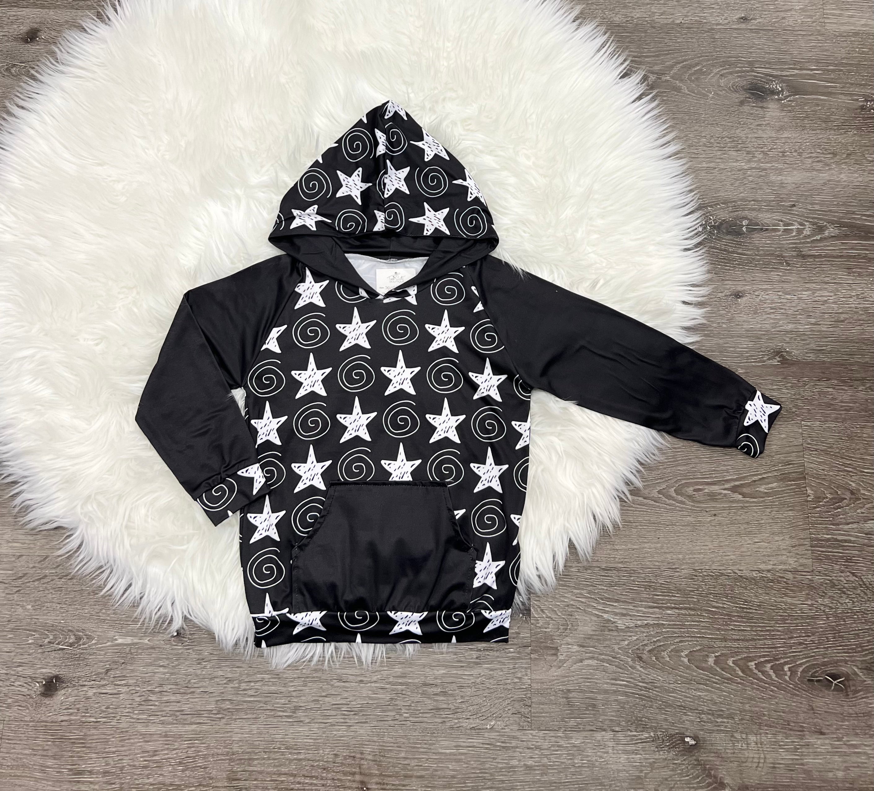 Squiggles & Stars Hoodie