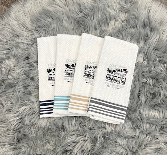 Embroidered Kitchen Towel