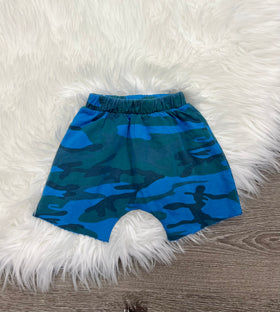 Joah Love Blue Camo Shorts