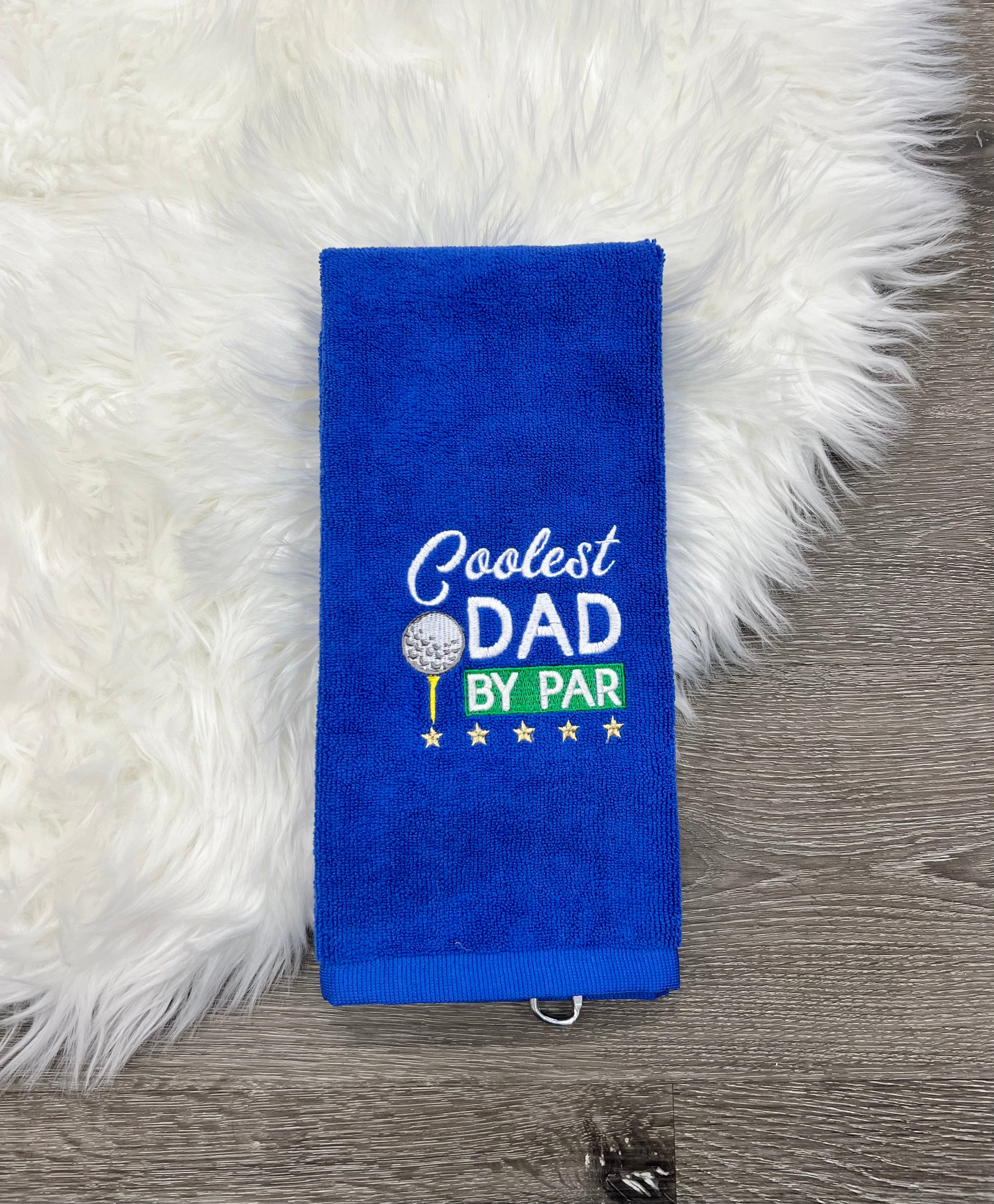 Buy blue Coolest By Par Golf Towel