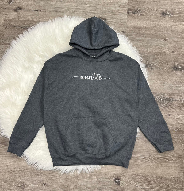 Embroidered Auntie Hoodie