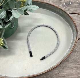 Buy silver Colored Stone Headband