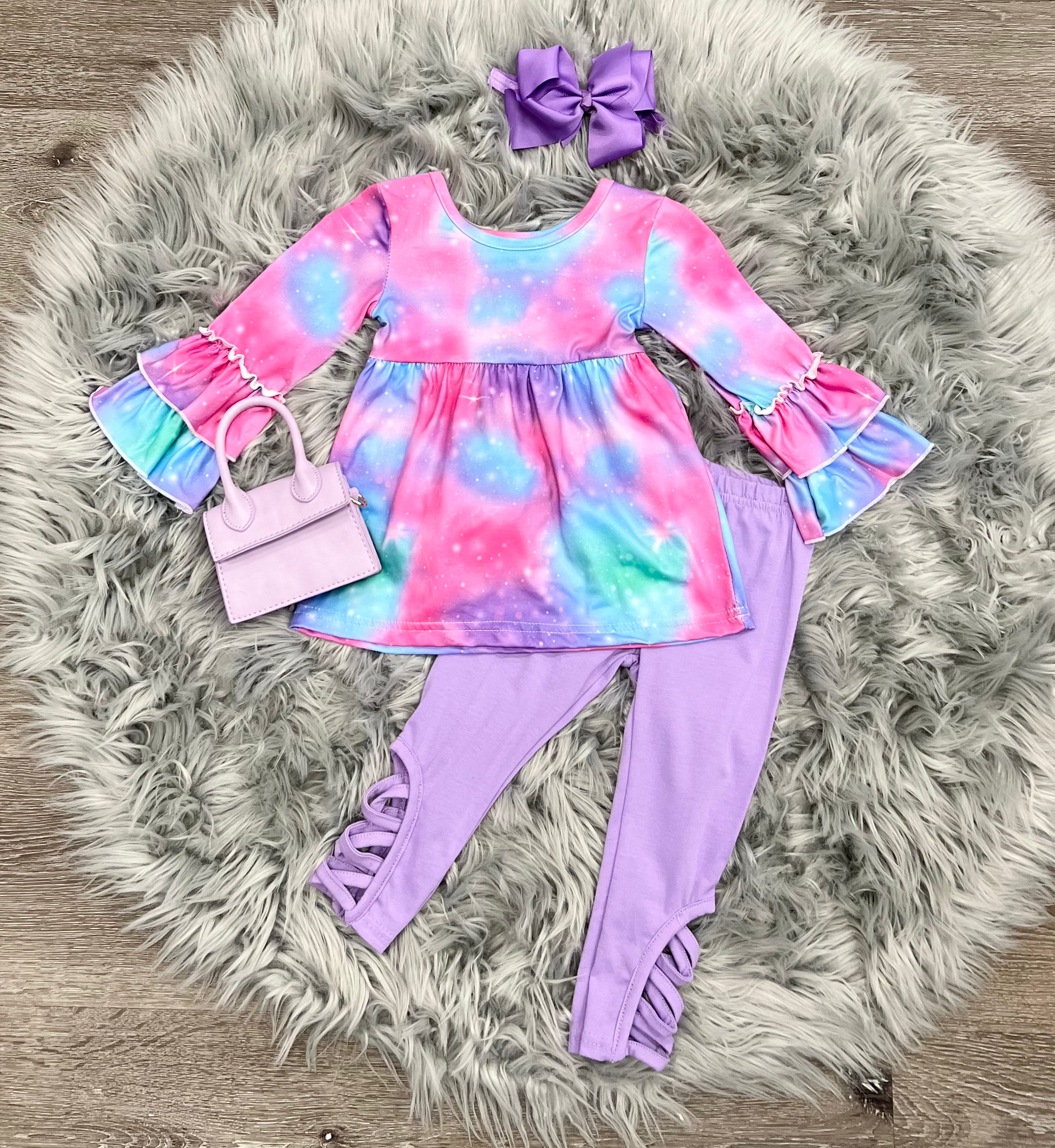 Tie Dye & Leggings Set