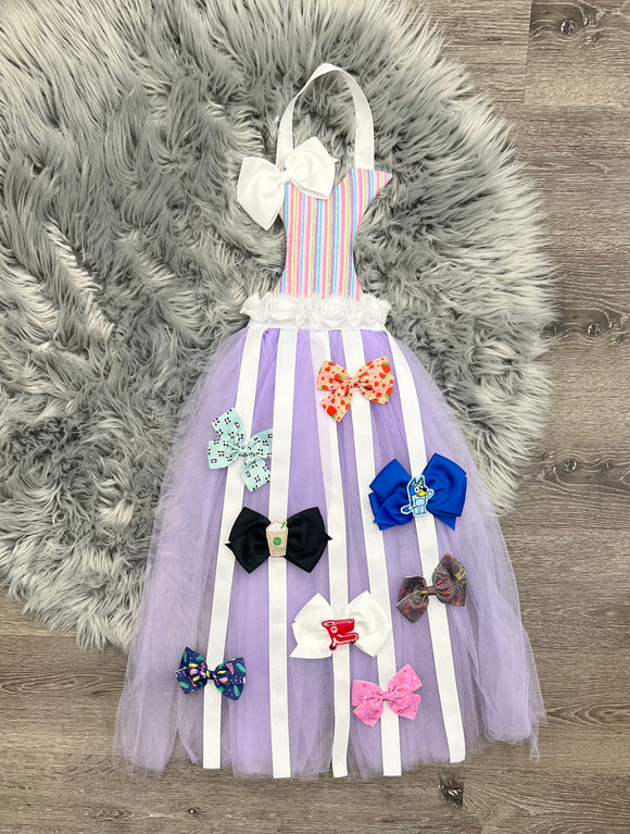 Little Girl Hair Bow Clip Hanger Decor