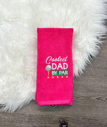 Buy pink Coolest By Par Golf Towel