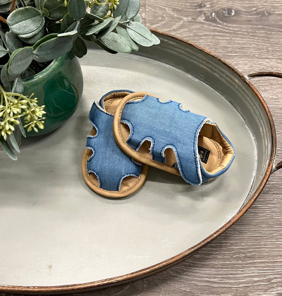 City Soles Denim Sandal