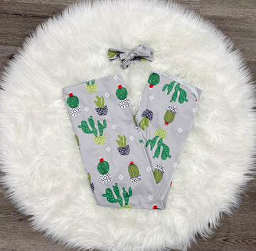 Prickly Cactus Swaddle Set