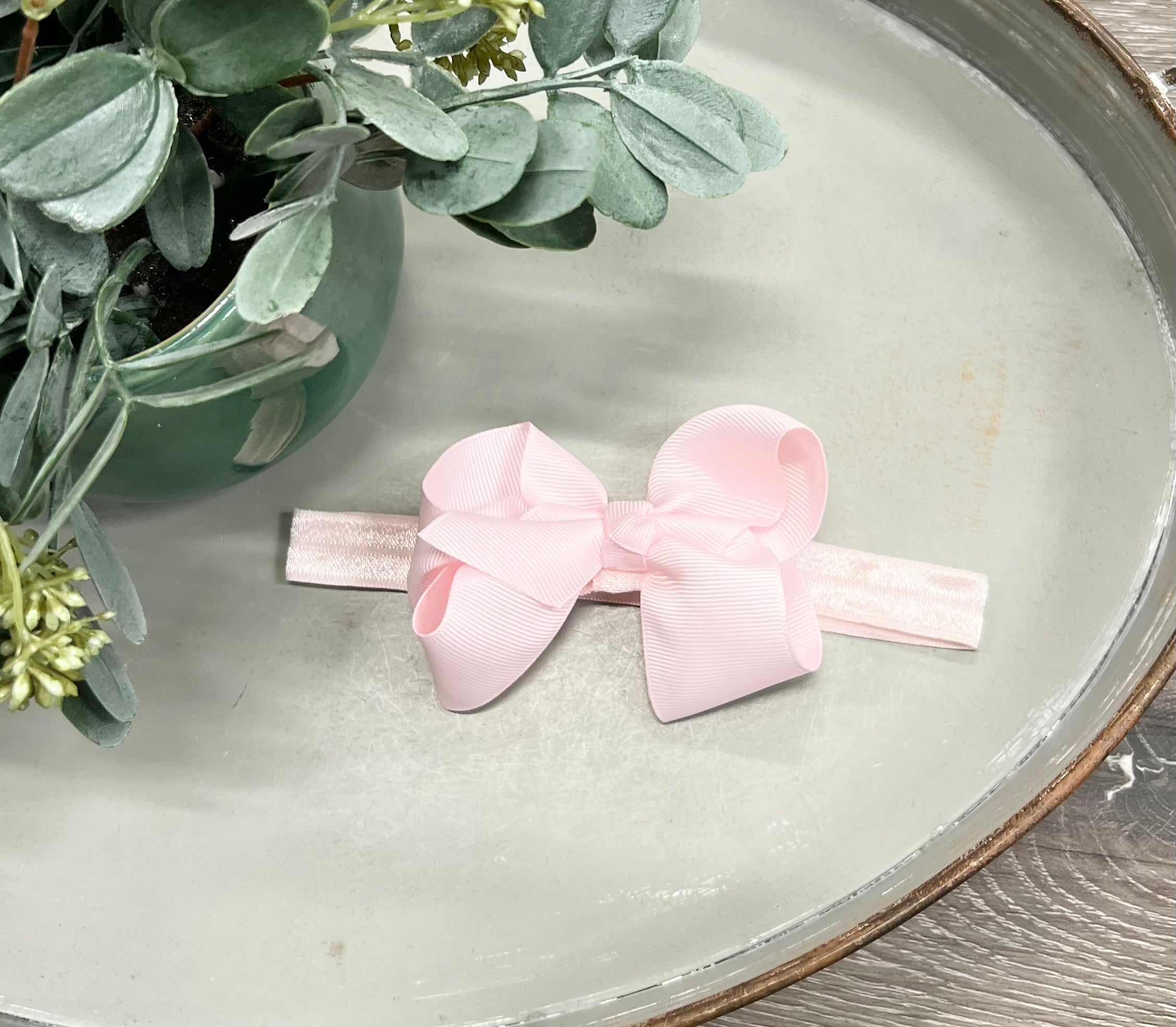 Buy light-pink 4.5&quot; Bow Headband