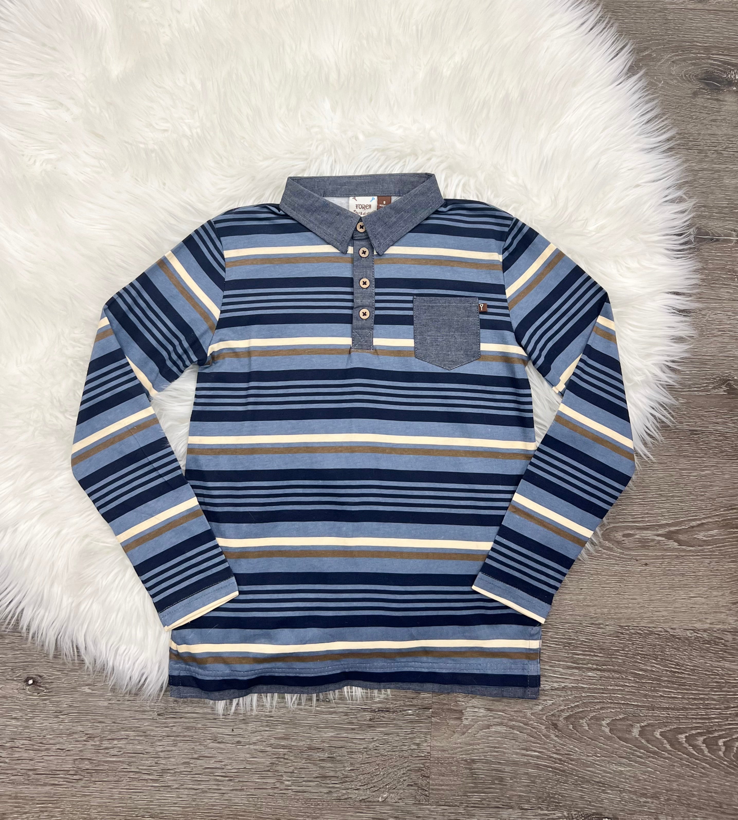 FORE!! Bunker Stripe Polo