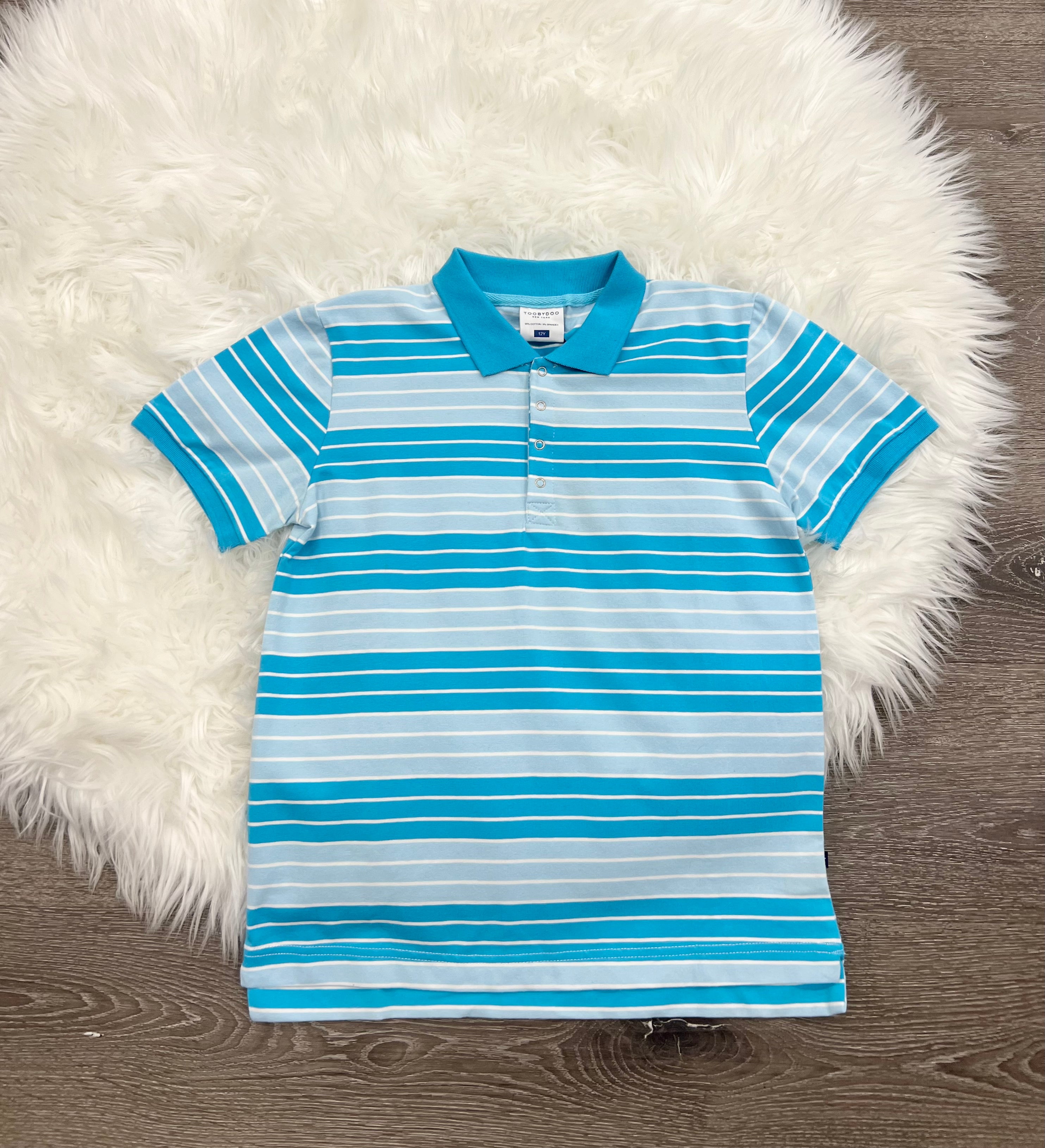 Toobydoo Blue Polo