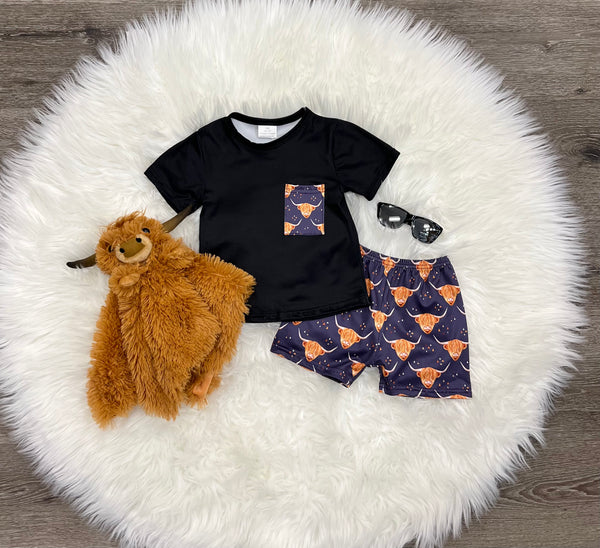 Highland Cow Summer Set