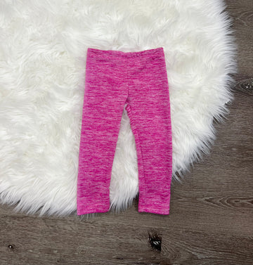 Buy pink Basic Heathered Leggings