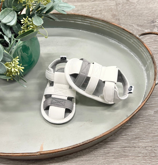 Sporty White Sandals