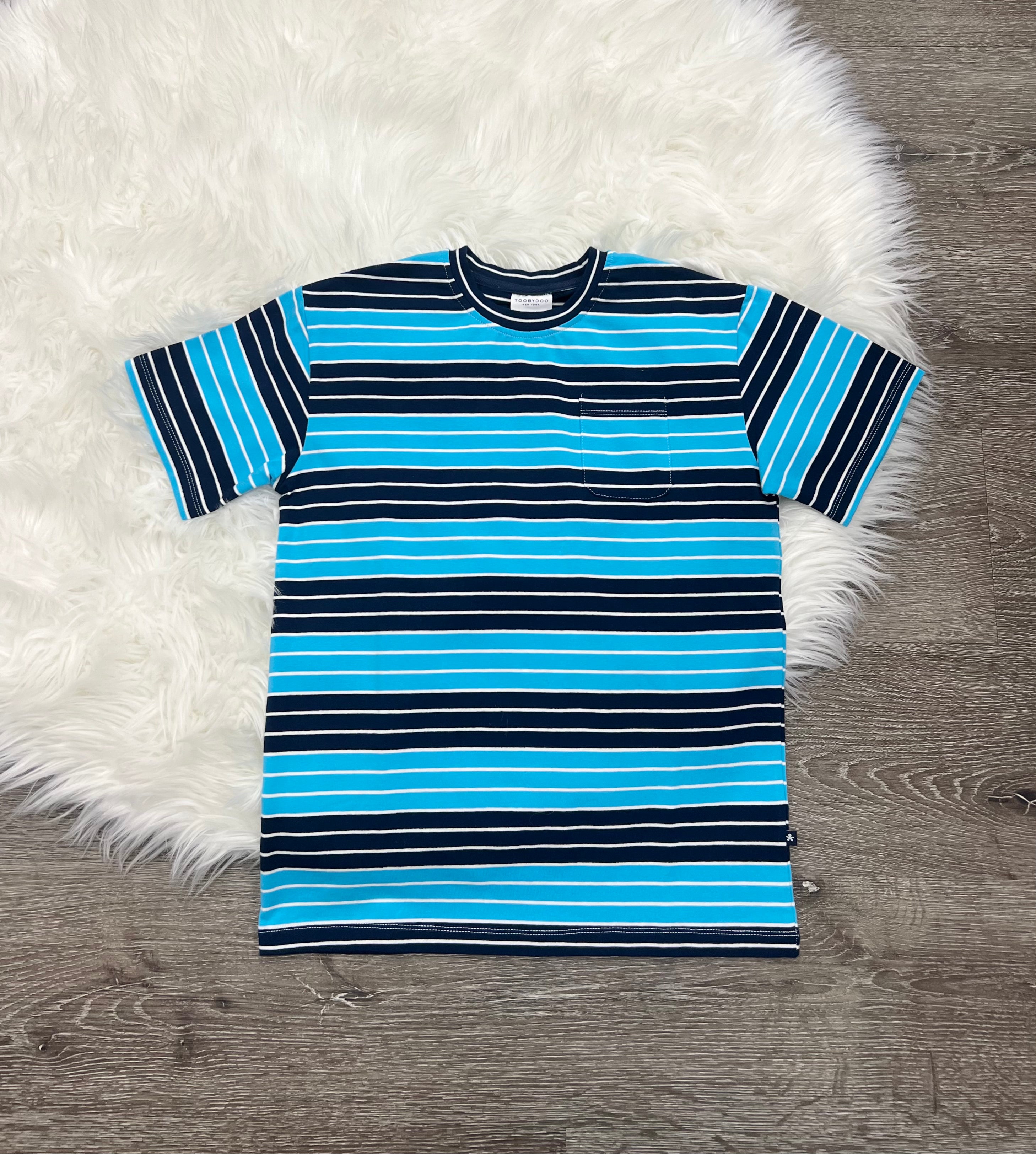 Toobydoo Navy & Blue Boys Tee